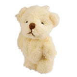 2.4 Inches Mini Jointed Fluffy Off White Teddy Bears