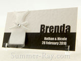 Personalized Tuxedo and Gown Place Card with Acrylic Stand - 20 to 120 pieces