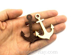 Laser Cut Out Wooden Anchors
