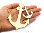 Laser Cut Out Wooden Anchors