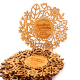 Personalized Wooden Wedding Save the Date Coaster Wedding Keepsakes Wedding Gift