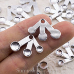 Tibetan Silver Measuring Spoons Charm Pendant