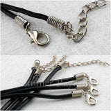 Leather Cord Strings with Lobster Clasps