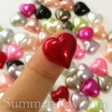 Pearl Heart Multi Size and Colors - 1200 pieces