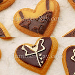 Cabochon Resin Bride and Groom Cookies