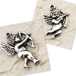 Tibetan Silver Cupid Charm Pendant