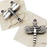 Tibetan Silver Dragonfly Charm Pendant